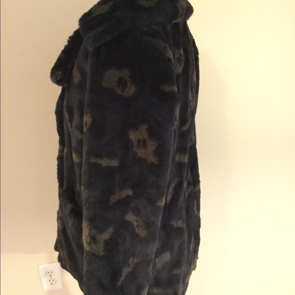 Zadig & Voltaire miles leo faux fur peacoat NWT - Picture 4 of 8